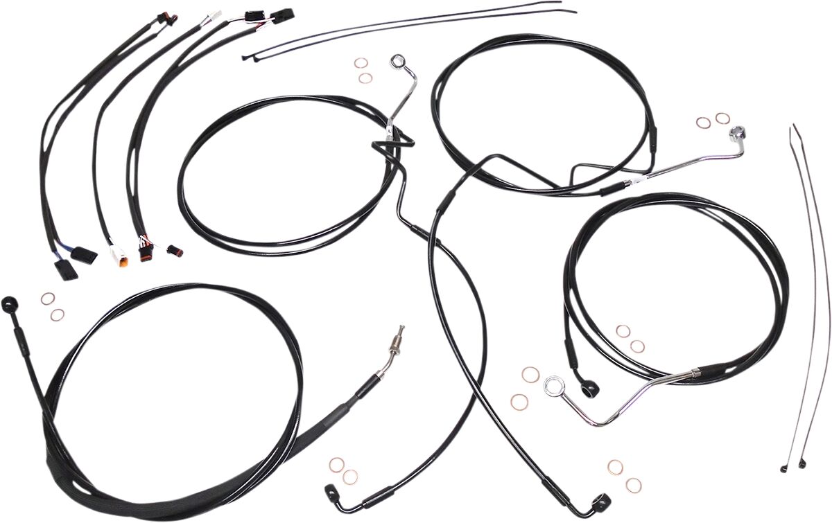 CONTROL CABLE KIT XR BLK