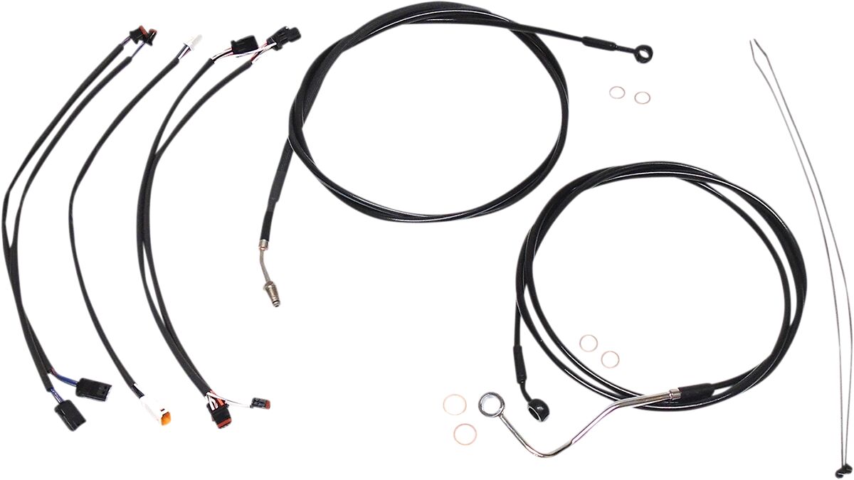 CONTROL CABLE KIT XR BLK