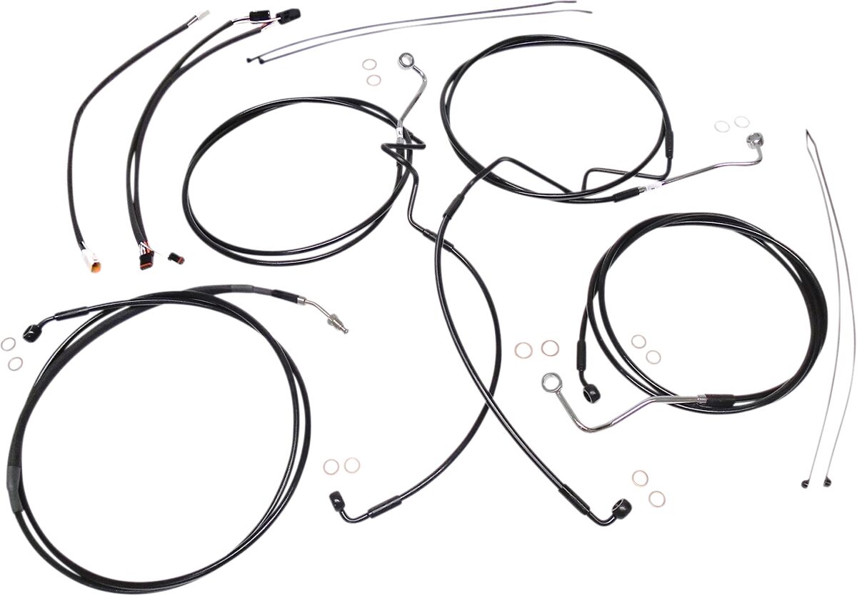 CONTROL CABLE KIT XR BLK