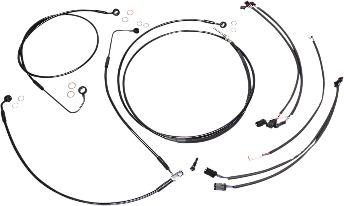 CONTROL CABLE KIT XR BLK