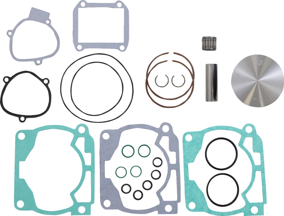 PISTON KIT+TOP END GASKETS EXC