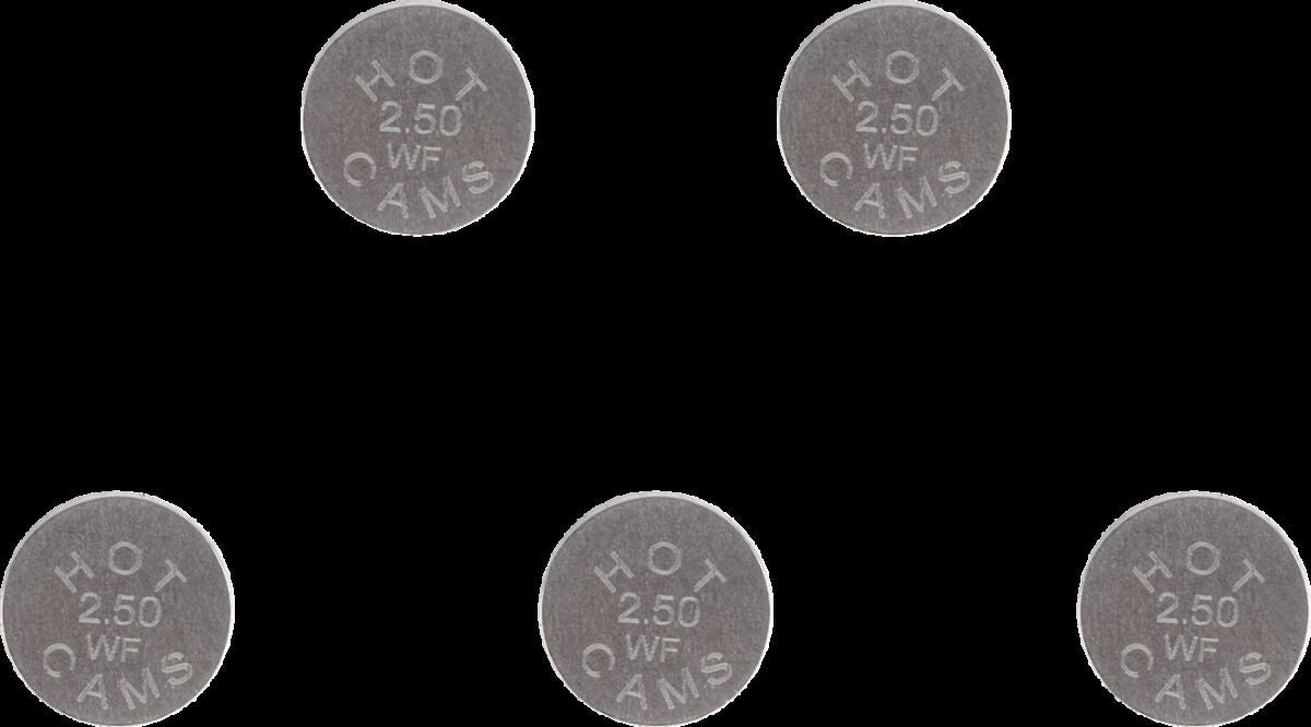 VALVE SHIM 5PK 10.0X2.50