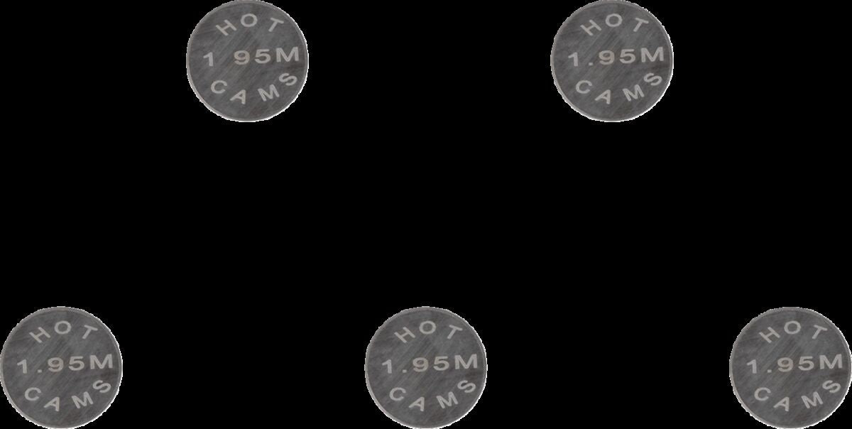 VALVE SHIM 5PK 13X1.95