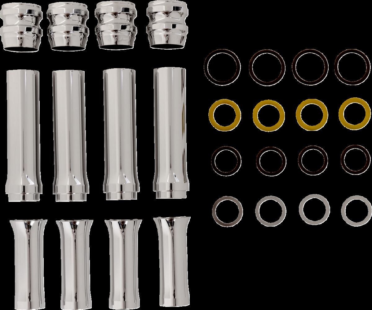 PUSHROD TUBE COVERS 10G CHROME