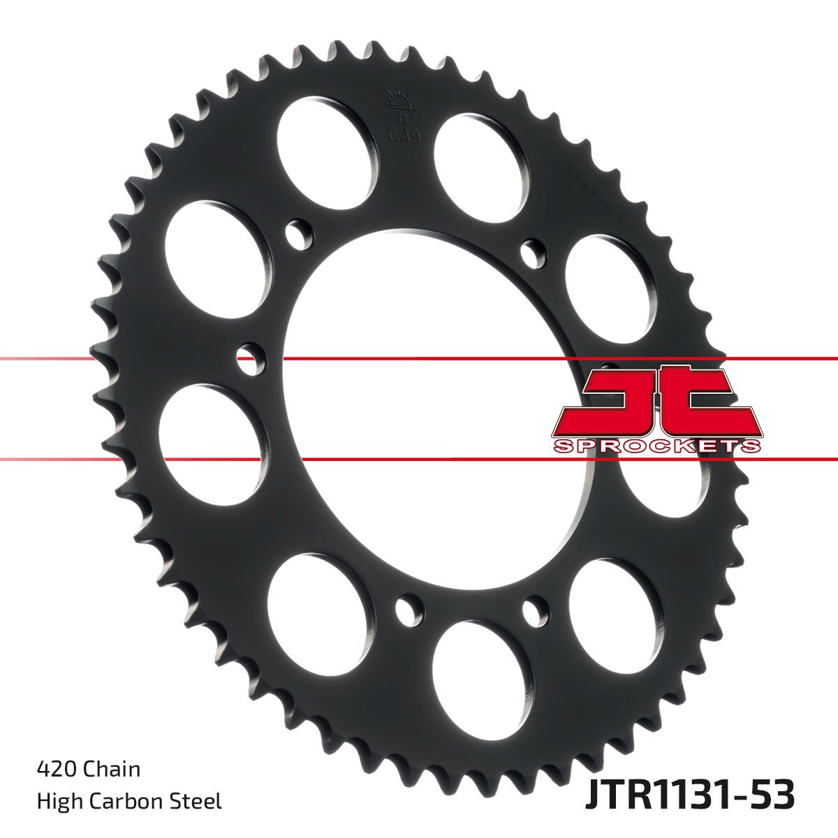 SPROCKET REAR 53T 420