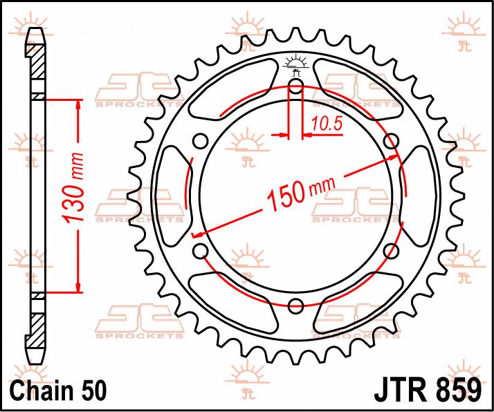 SPROCKET REAR 48T 530