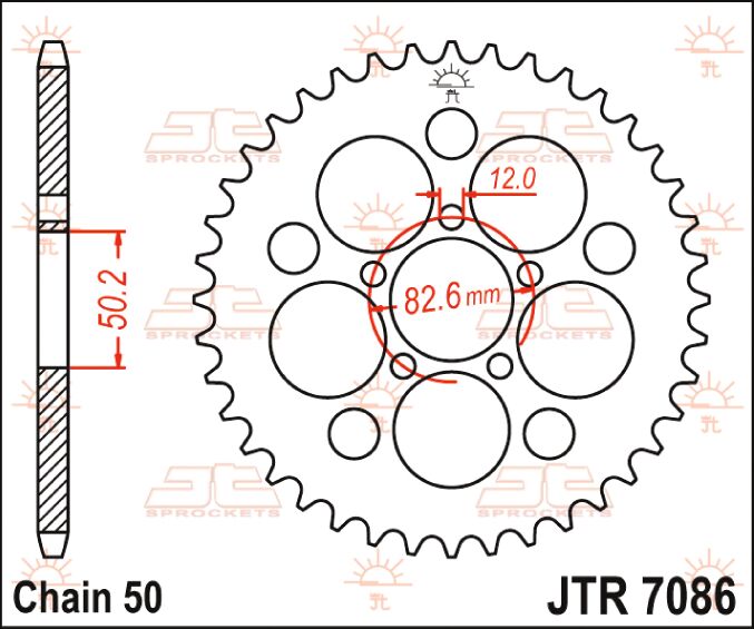 SPROCKET REAR 48T 530 ZINC