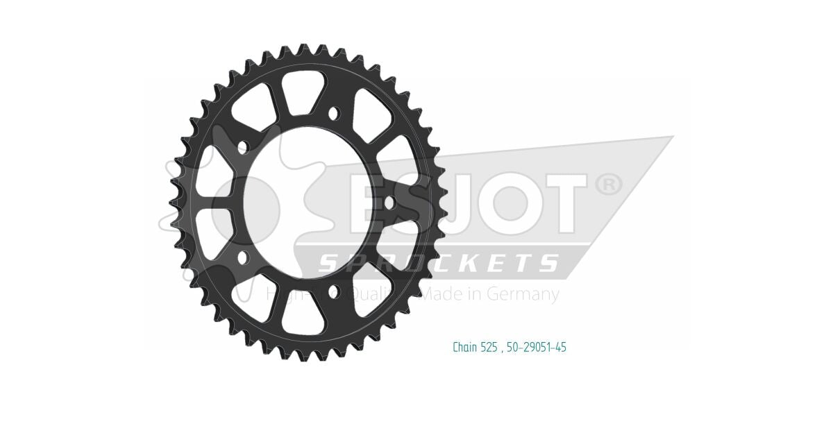 SPROCKET REAR 45T 525