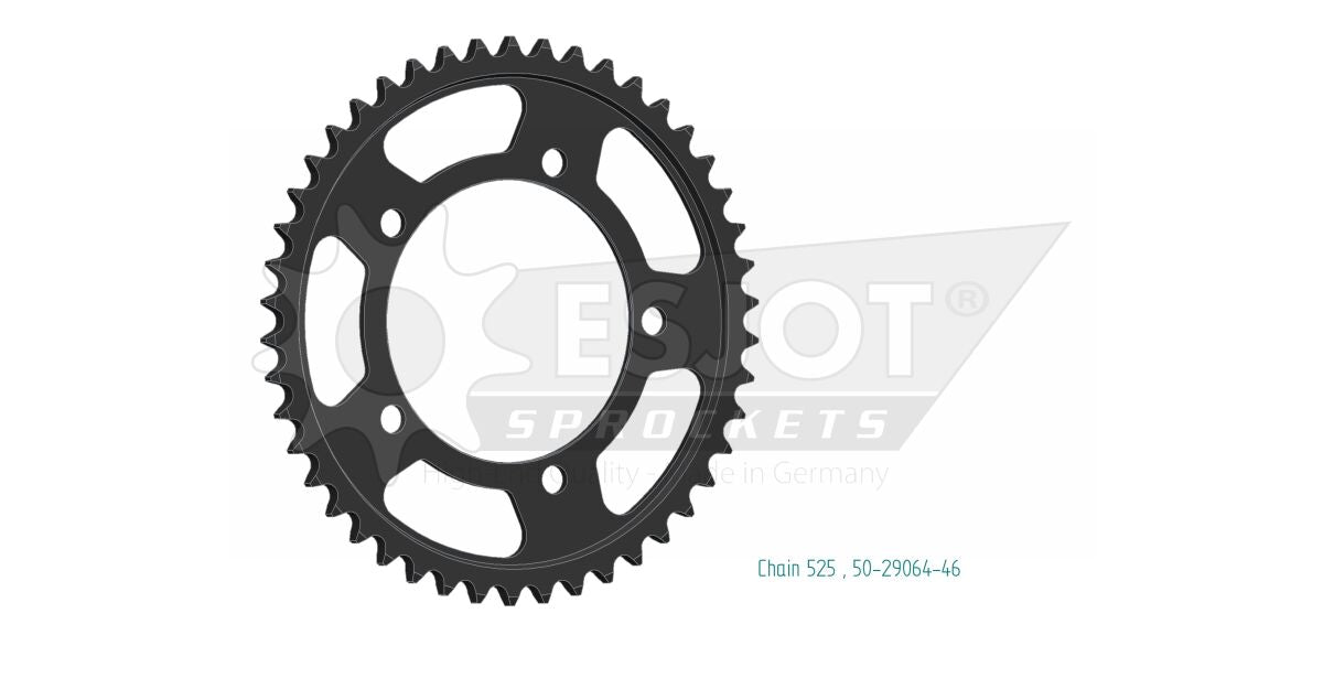SPROCKET REAR 46T 525
