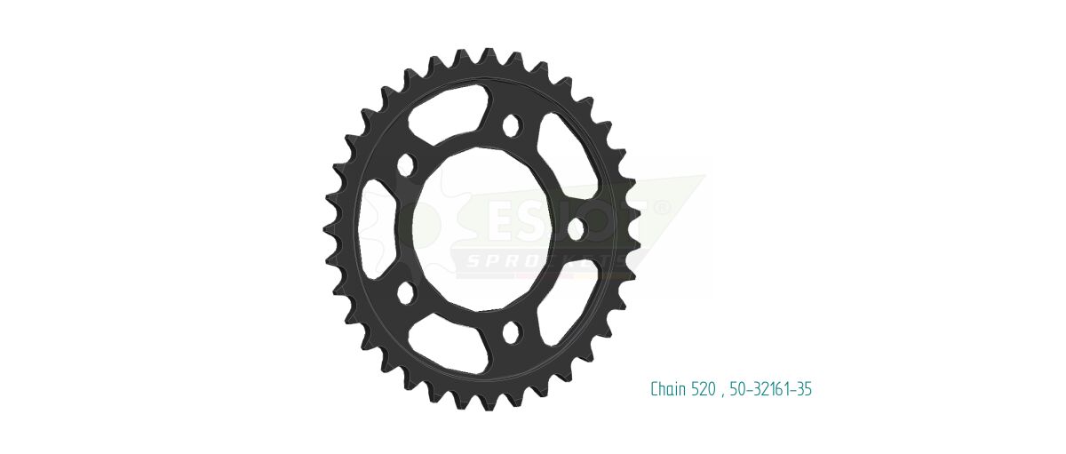 SPROCKET REAR 35T 520