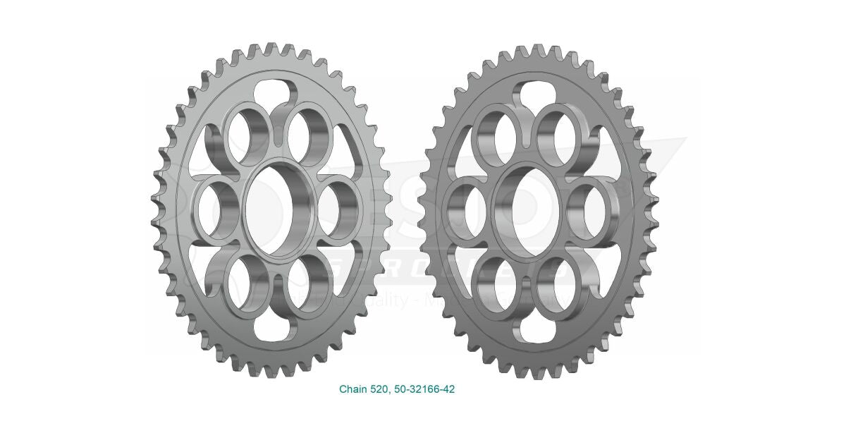 SPROCKET REAR 42T 520
