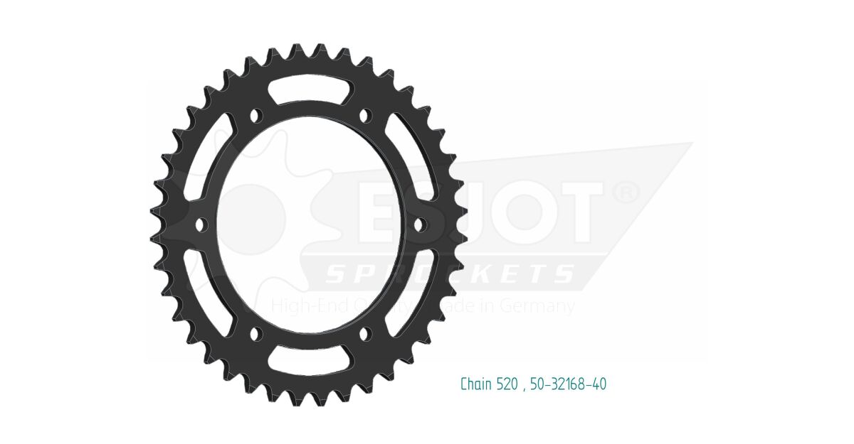 SPROCKET REAR 40T 520