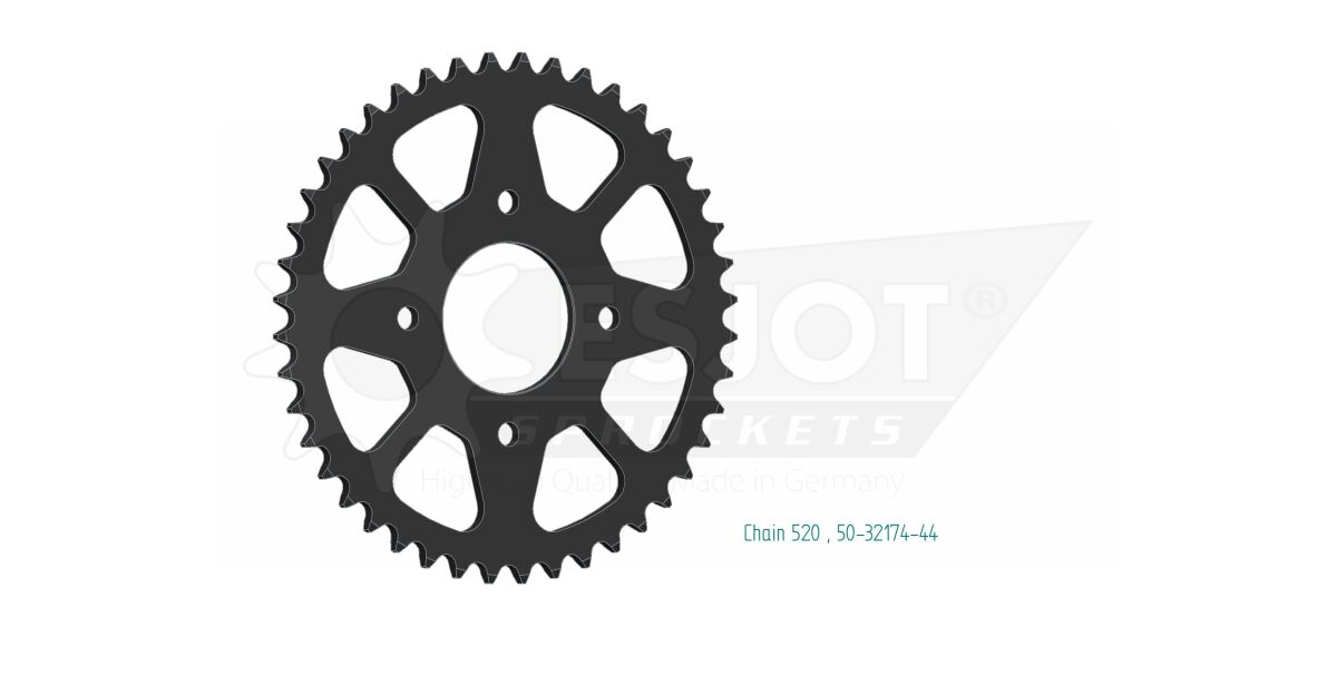 SPROCKET REAR 44T 520