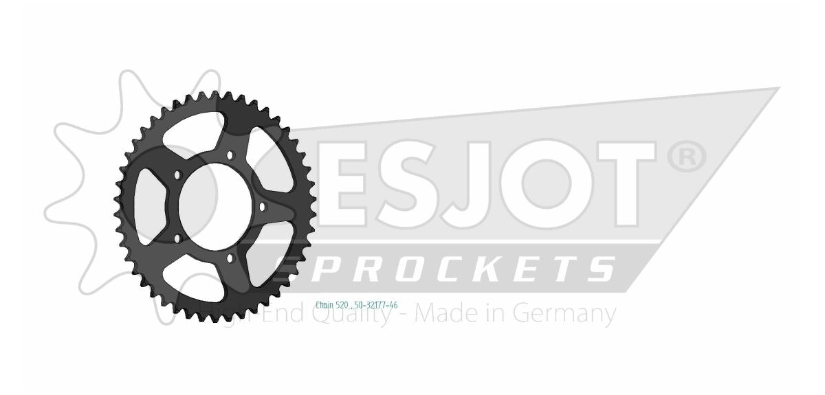 SPROCKET REAR 46T 520