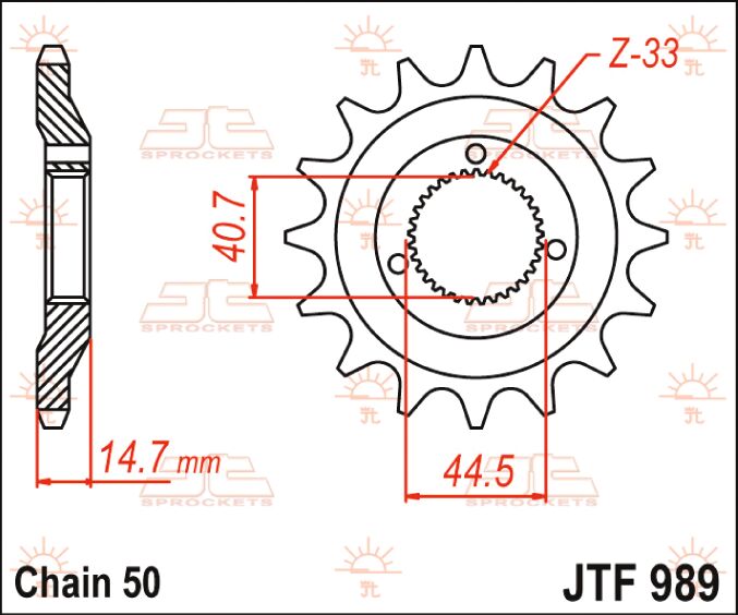 SPROCKET FRONT 21T 530