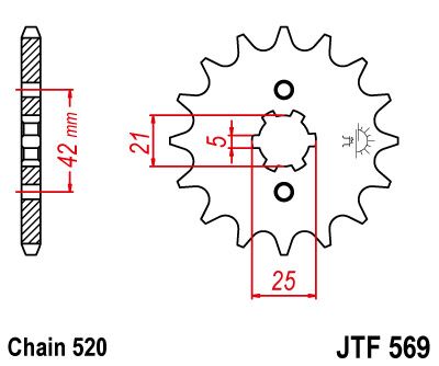 SPROCKET FRONT 18T 520