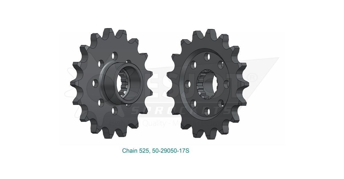 SPROCKET FRONT 17T 525