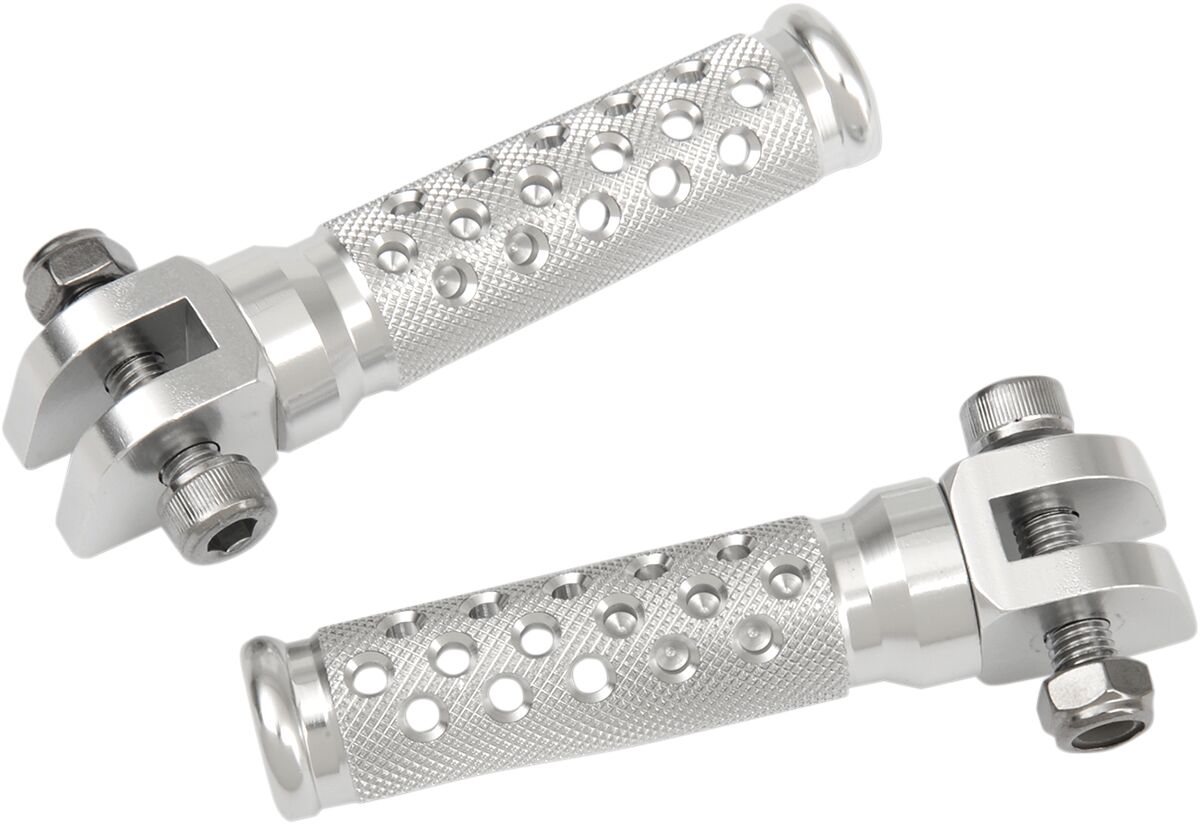 FOOTPEGS SLASH-CUT SILVER