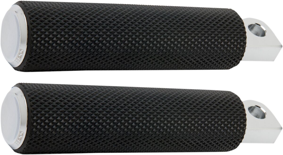FOOTPEGS - KNURLED - CHROME