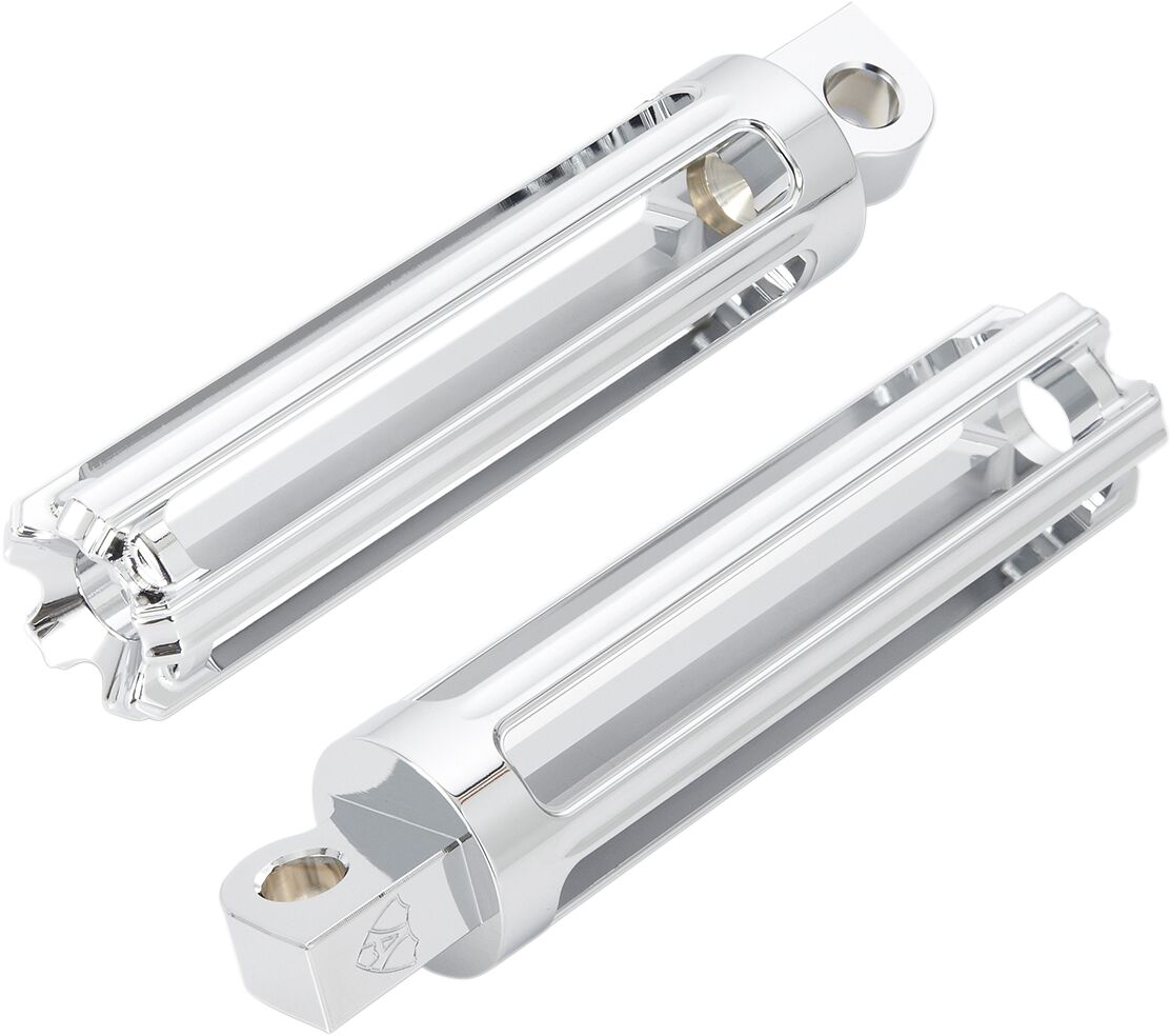 FOOTPEGS - 10 GAUGE - CHROME