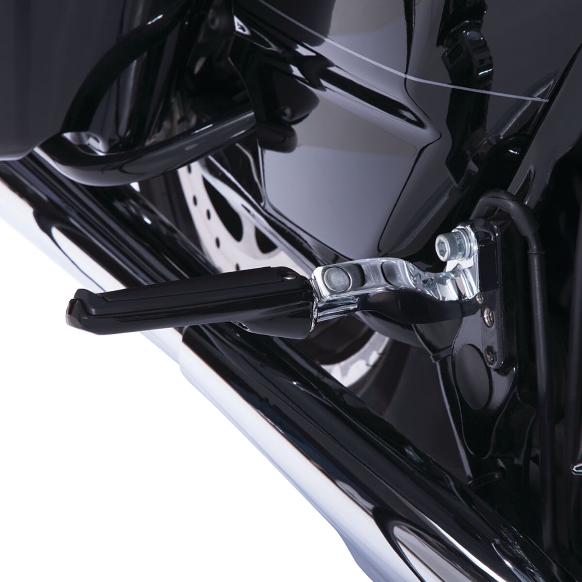 FOOTPEG RAIL W/MNT BLK
