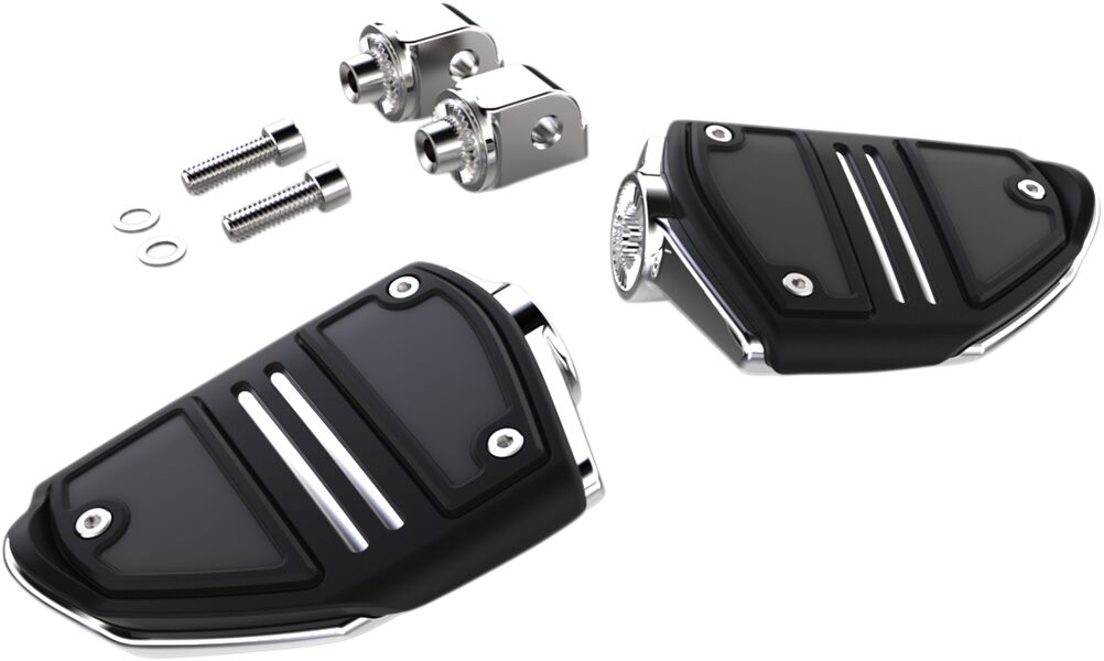 FOOTPEG T-RAIL MNT ST CHR