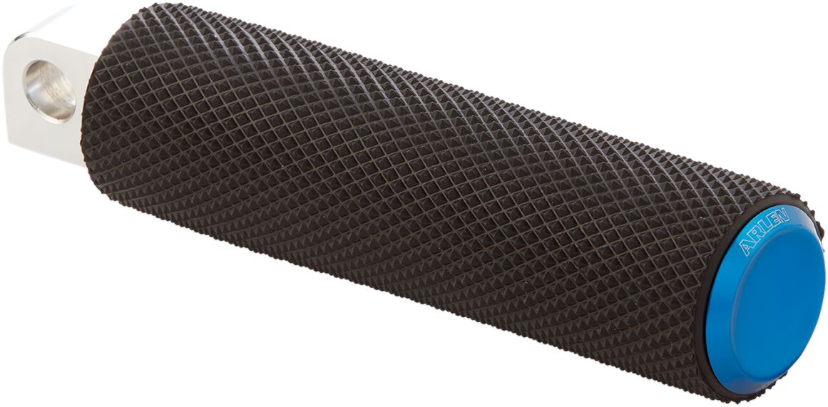 FOOTPEGS - KNURLED - BLUE