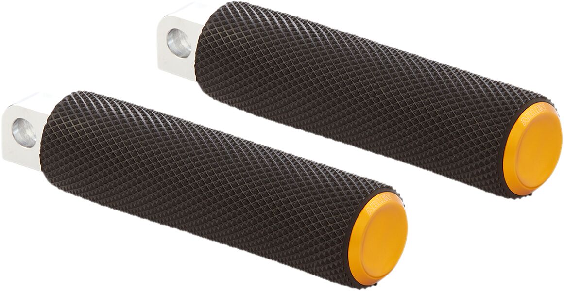 FOOTPEGS - KNURLED - GOLD