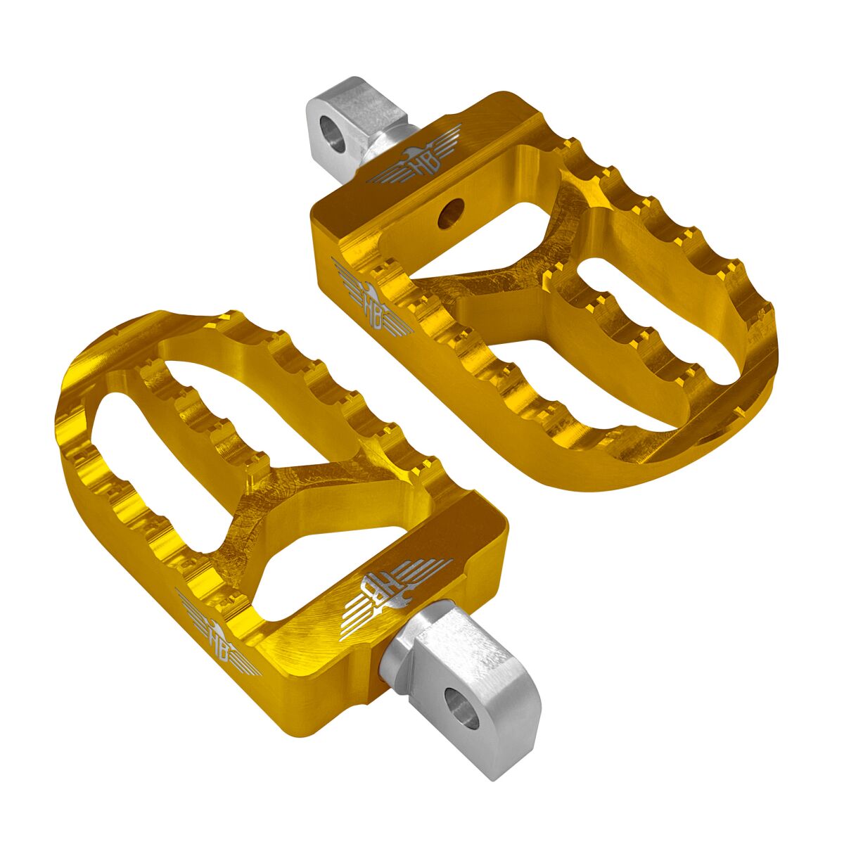 FOOTPEGS MX V2 M8 SOFTAIL GOLD