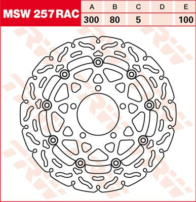 ROTOR TRW MSW257RAC