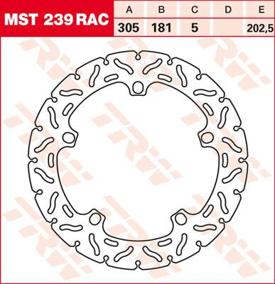 ROTOR TRW MST239RAC
