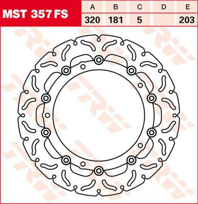 ROTOR TRW MST357FS