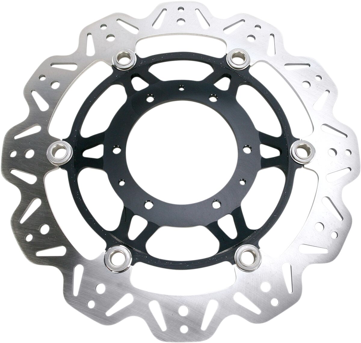 BRAKE ROTOR FLT VEE WAVE BLK F