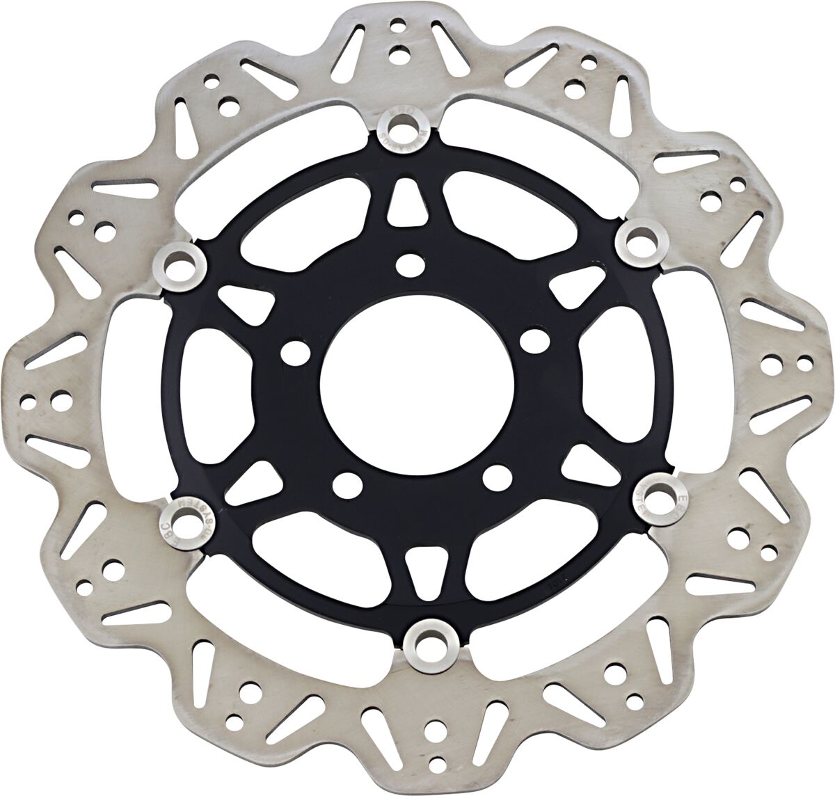 BRAKE ROTOR FLT VEE WAVE BLK F
