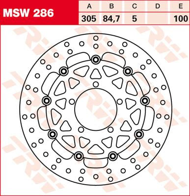 BRAKE ROTOR FLOAT ROUND L/R