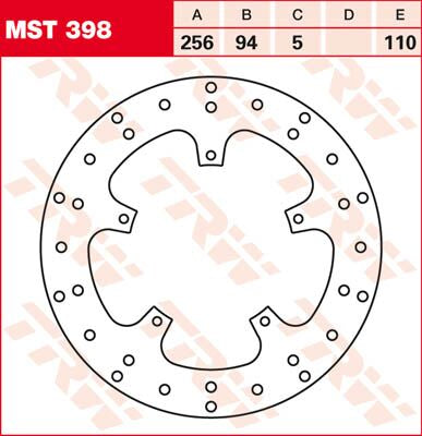 BRAKE DISC TRW MST398