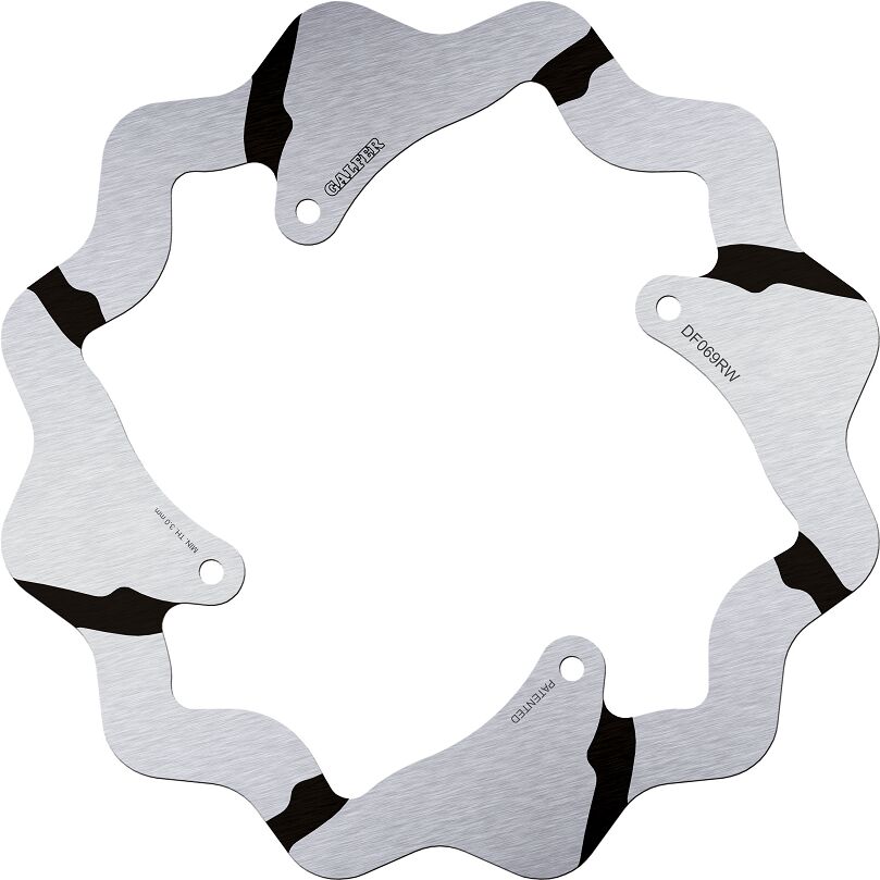 BRAKE DISC FIXED WAVE GROOVED