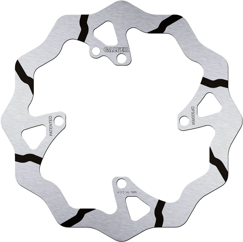 BRAKE DISC FIXED WAVE GROOVED