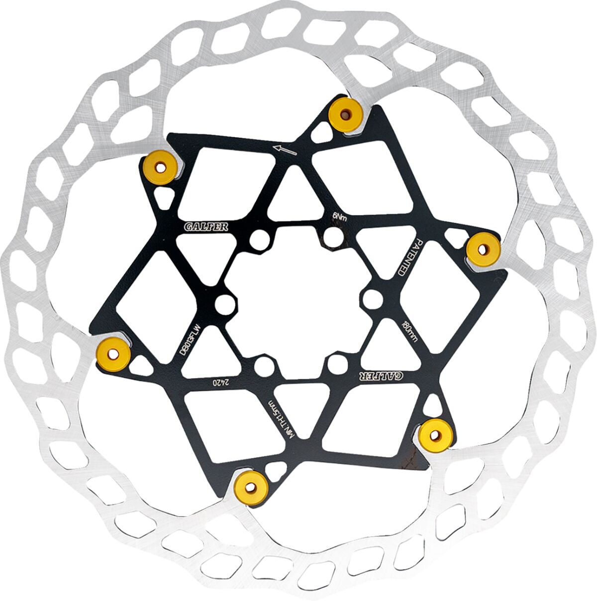 DISC WAVE FLOAT 203X2.0MM GOLD