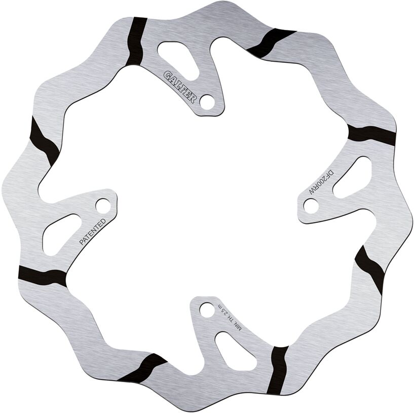 BRAKE DISC WAVE FIXED GROOVED