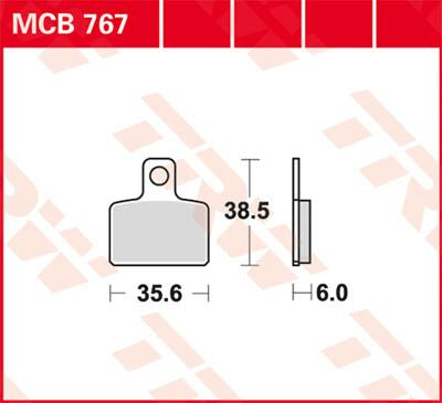 BRAKE PAD TRW MCB767