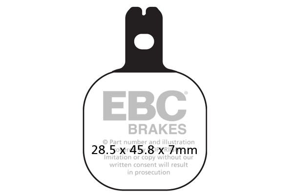BRAKE PAD FA SER ORGANIC