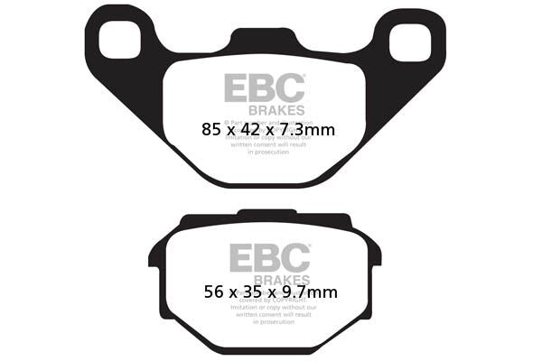 BRAKE PAD SFA ORG SCOOTER