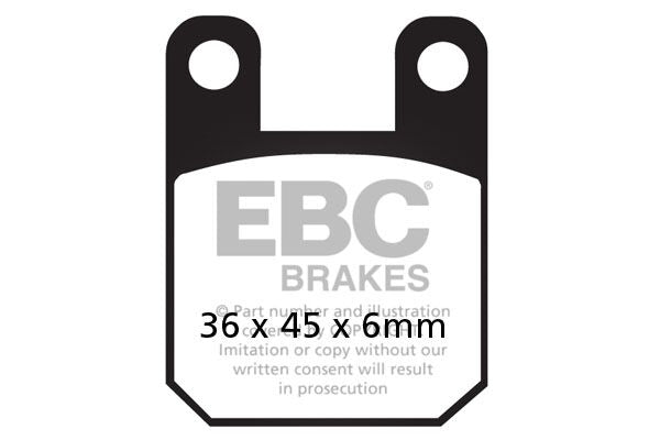 BRAKE PAD CARBON SCOOTER