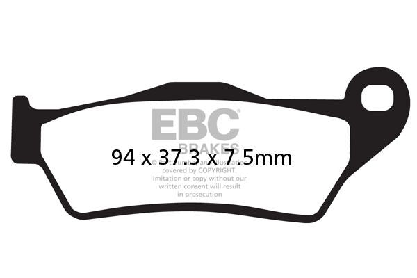 BRAKE PAD CARBON SCOOTER