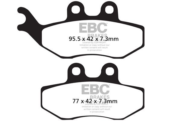 BRAKE PAD CARBON SCOOTER