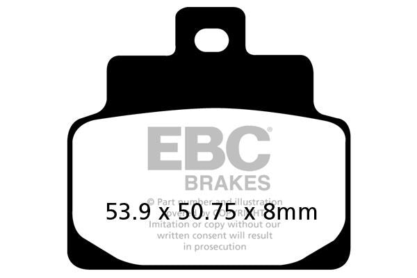 BRAKE PAD CARBON SCOOTER