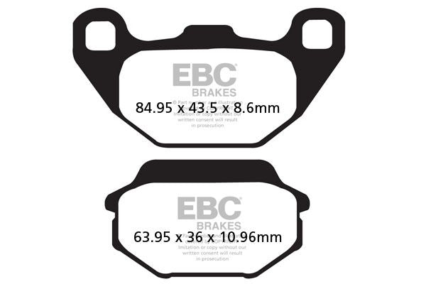 BRAKE PAD CARBON SCOOTER