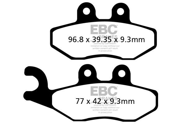 BRAKE PAD CARBON SCOOTER