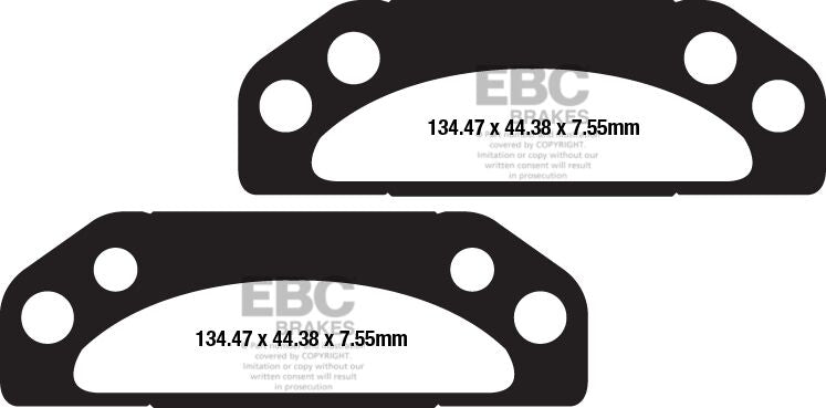 BRAKE PAD CARBON TT DIRT